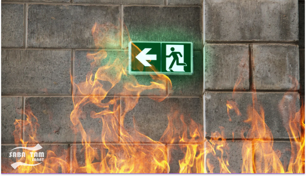 پیدا کردن راه خروج هنگام آتش سوزی در زمان جنگ